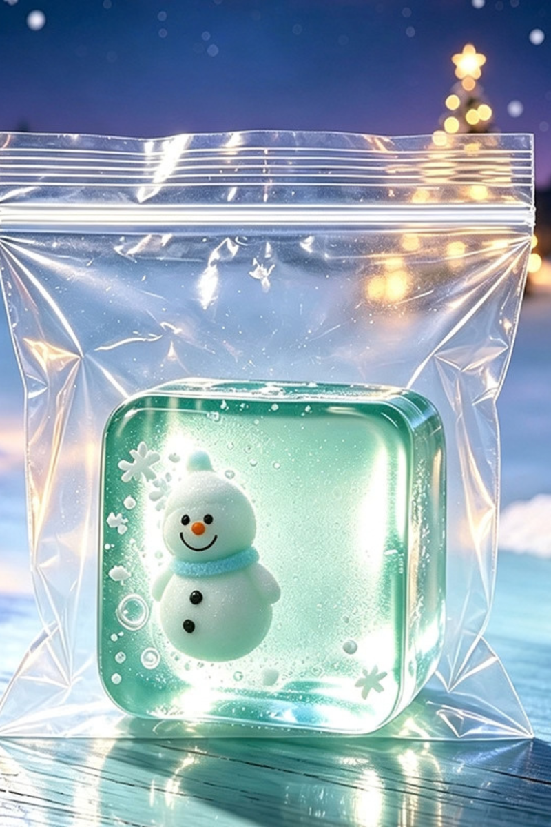 Christmas Magic Crystal Cube Squishy Fidget Toy