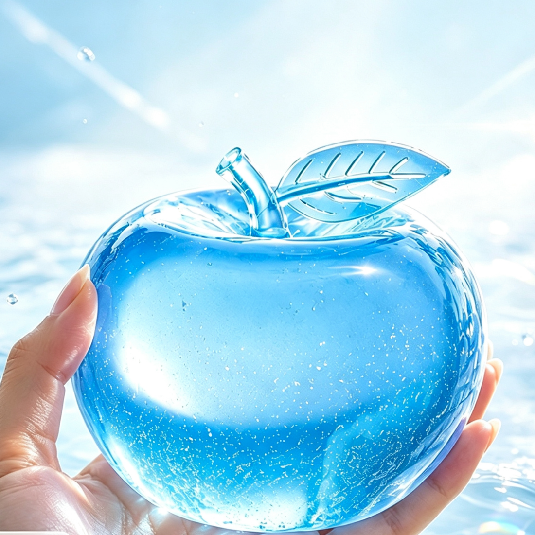 Unisex All Season Transparent Apple Slow Rebound Fidget Toy