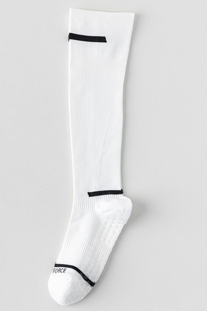 Women Fall Compression Non Slip Knee High Yoga Sports Socks
