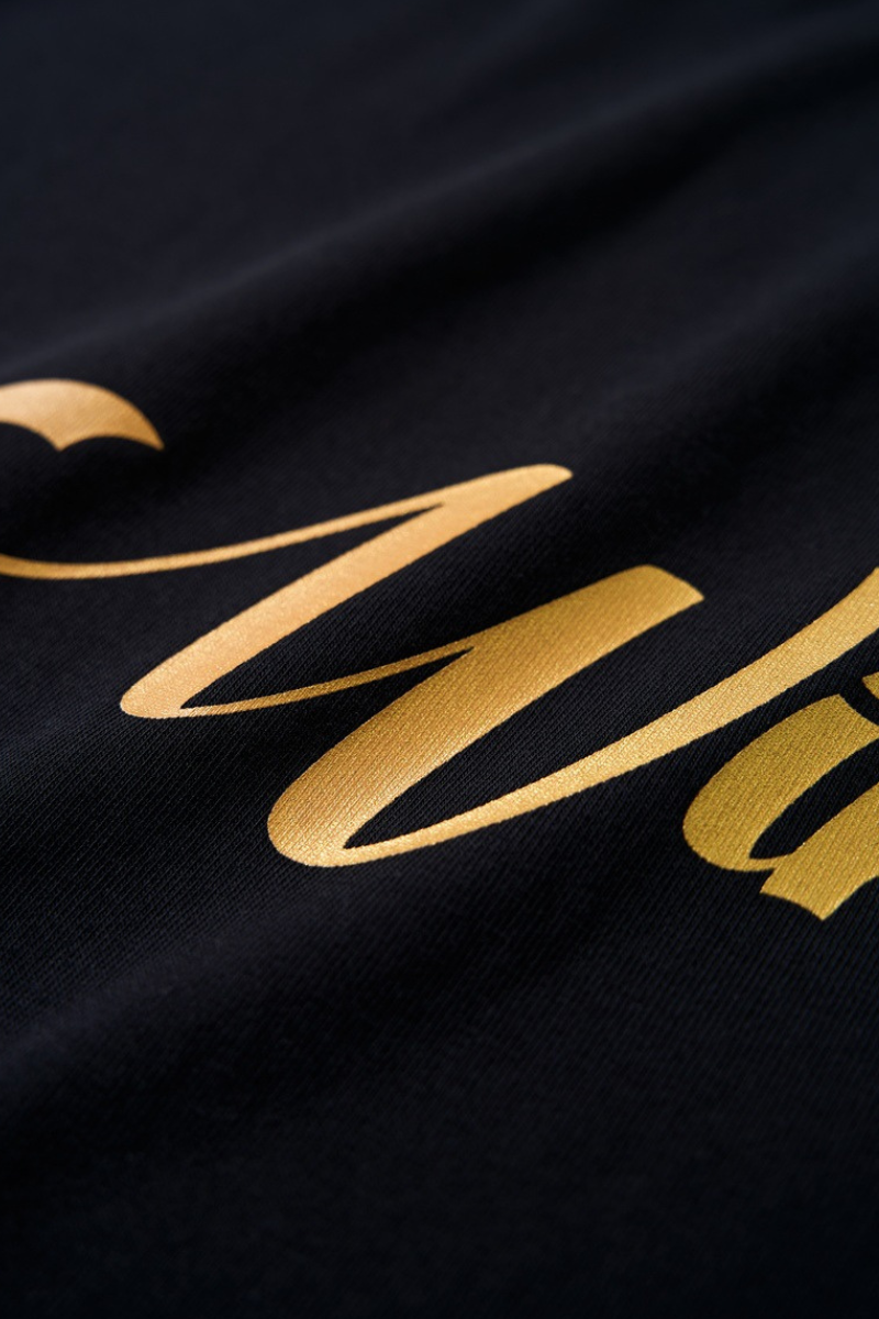Women's Foil Badge Vintage Oversized Crewneck Tee