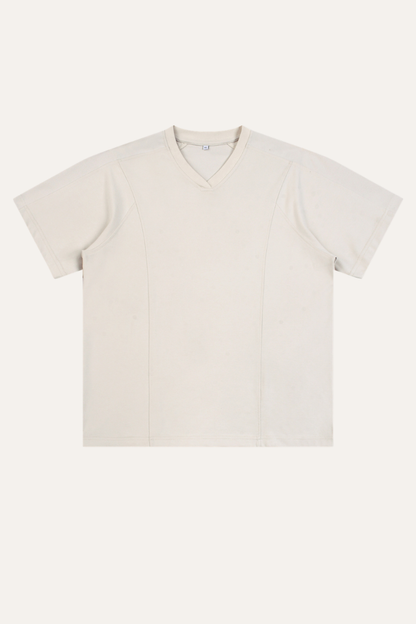 Men's Summer 240g Mesh V-Neck Breathable Tee