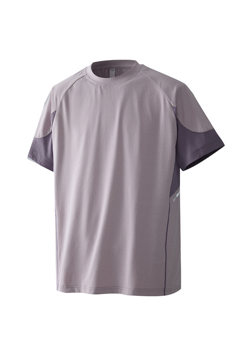 Unisex Summer Mint Colorblock Quick Dry UPF Tee