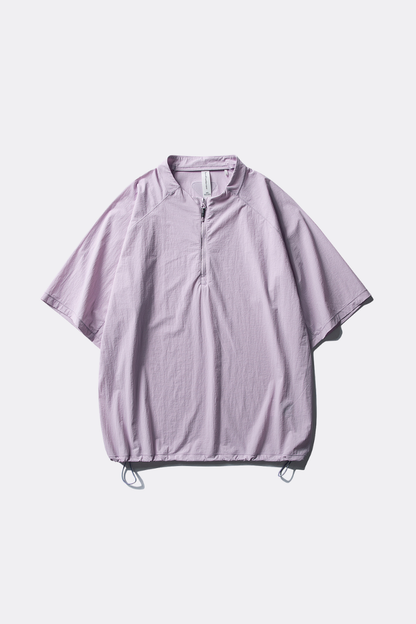 Unisex Half Zip Loose Wicking Cooling Quick Dry Tee
