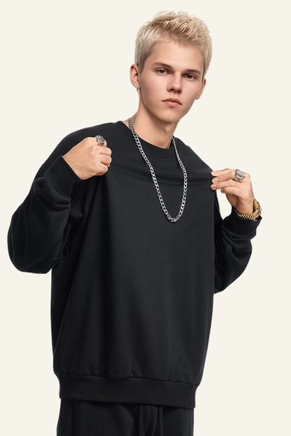 Men's Solid-Colored Pullover