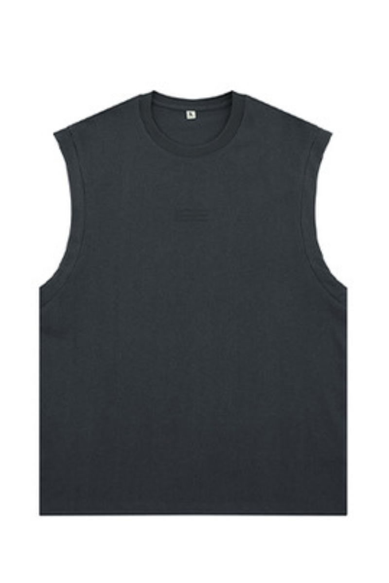 Men's Summer Cotton Letter Print Muscle Tank