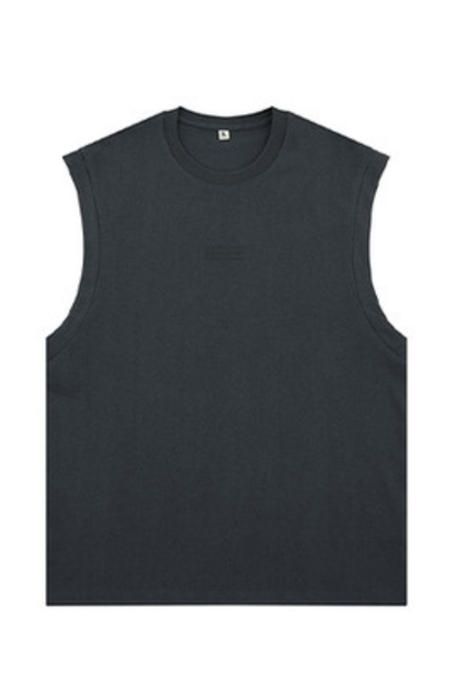Men's Summer Cotton Letter Print Muscle Tank