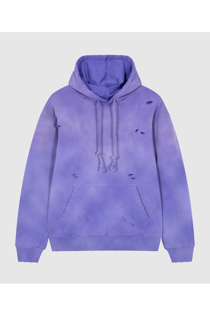 Women Fall Clothing 420G Ripped Washed Oversized Hoodie