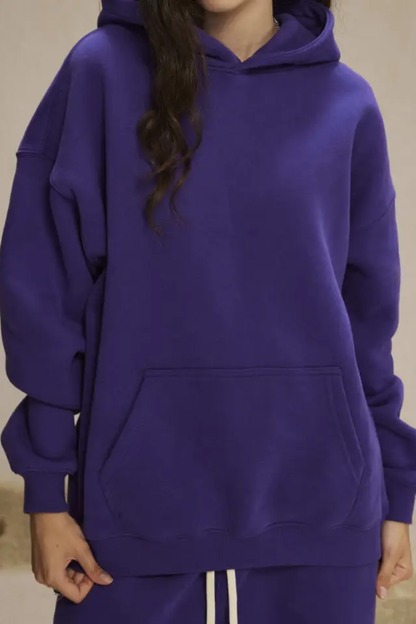 Men's 350G Heavyweight Large Pocket Hoodie Sweatshirts