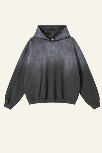 Men's Gradient Color Cotton Hoodie