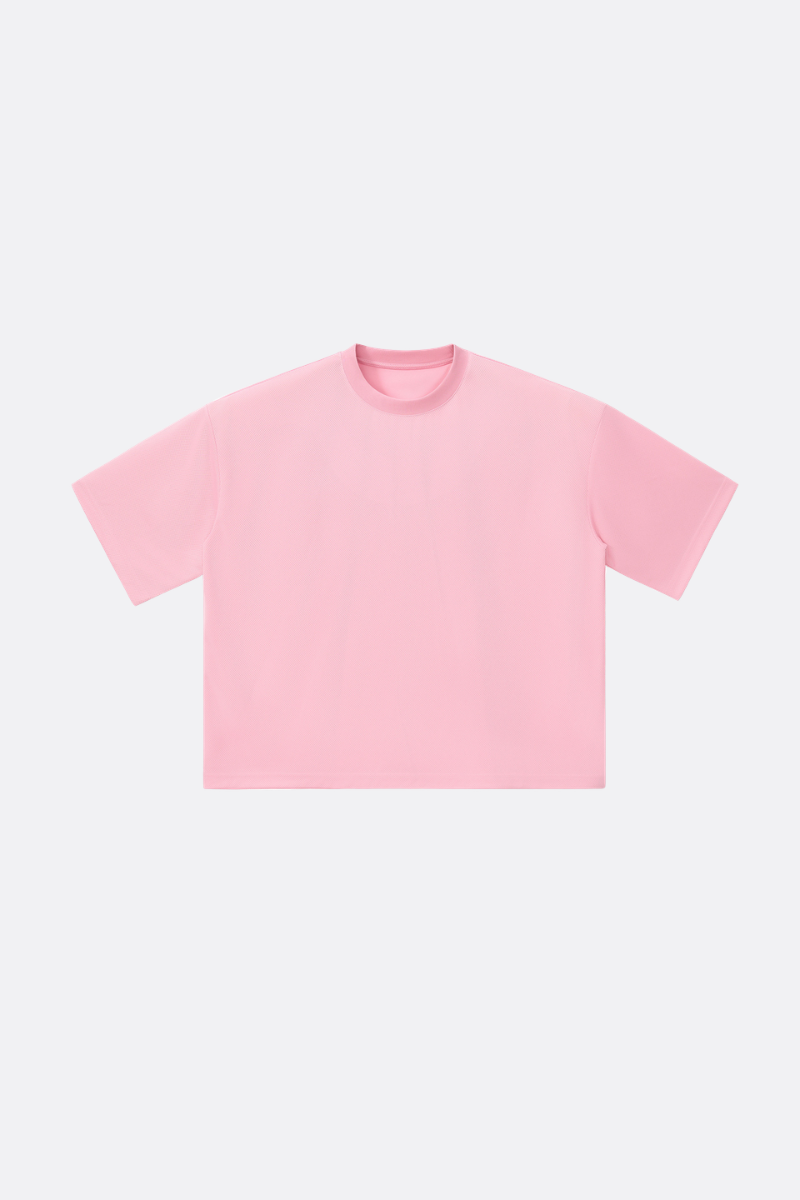 Men's Boxy Street Mesh Retro Patchwork Breathable Tee