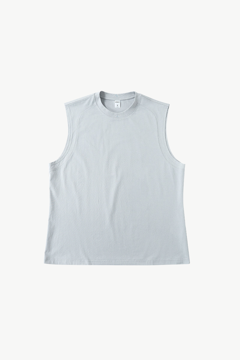 Men's High Elasticity 220g Raglan Sleeveless Tank Top