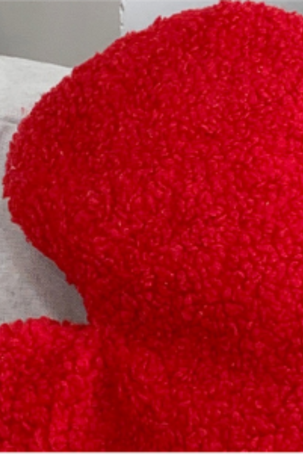 Christmas Vintage Plush Red Crossbody Bag