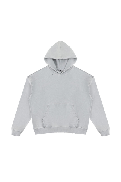 Women Fall Clothing Snow Washed Cropped Heavyweight Hoodie