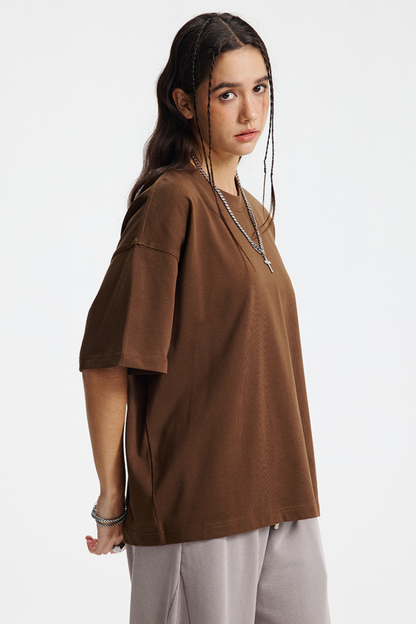 Women's Summer 275g Cotton Boxy Oversized Tee
