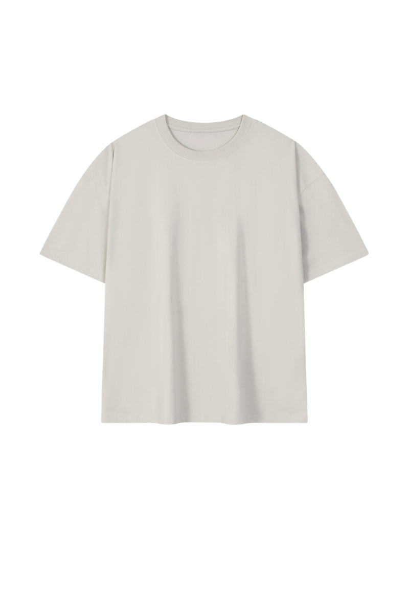 Men's Summer Casual Cotton Drop-Shoulder Loose-Fit T-Shirt