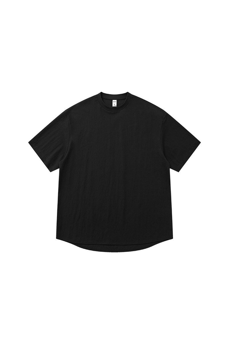 Men's Summer Linen-Blend Old-Money Drop-Shoulder T-Shirt