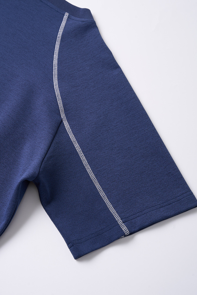 Men's Streetwear Color Block Printed T-shirt