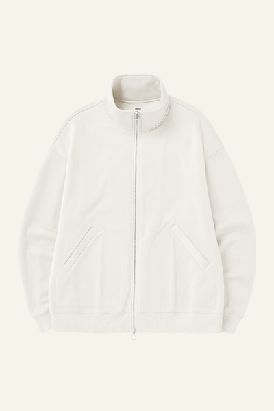 Men's Streetwear Stand Collar Fleece-lined Jacket
