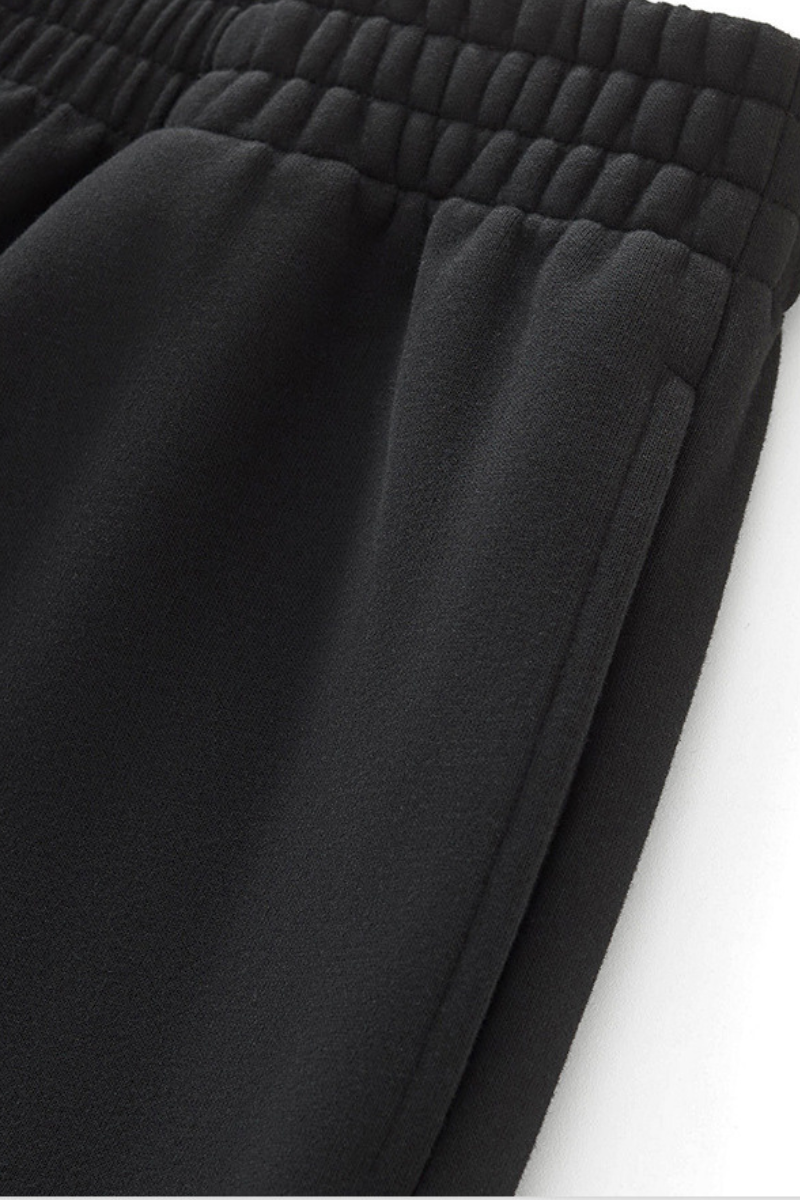 Men's Color Block Elastic Drawstring Cuff Wide Leg Pants