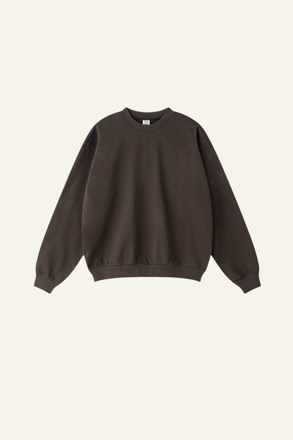 Men's Solid Color Athletic Wear Crewneck Pullover