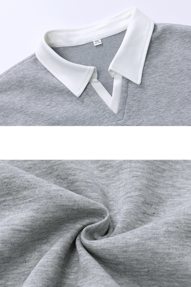 Men's Summer Colorblock MockLayer Seagull Retro Polo