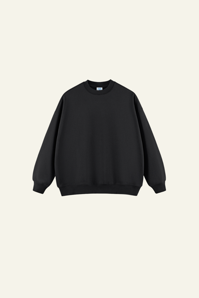 Men's 400G Heavyweight Streetwear Solid Pullover