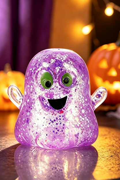 Unisex Fall Halloween Glitter Ghost Slow Rebound Fidget Toy