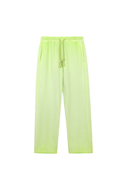 Women Fall Washed Gradient Wide Leg Sweatpants