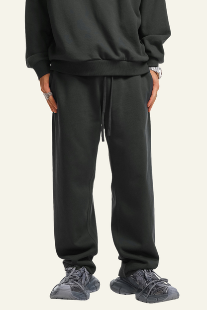 Men's Relaxed Athletic Wear Straight-Leg Pants.