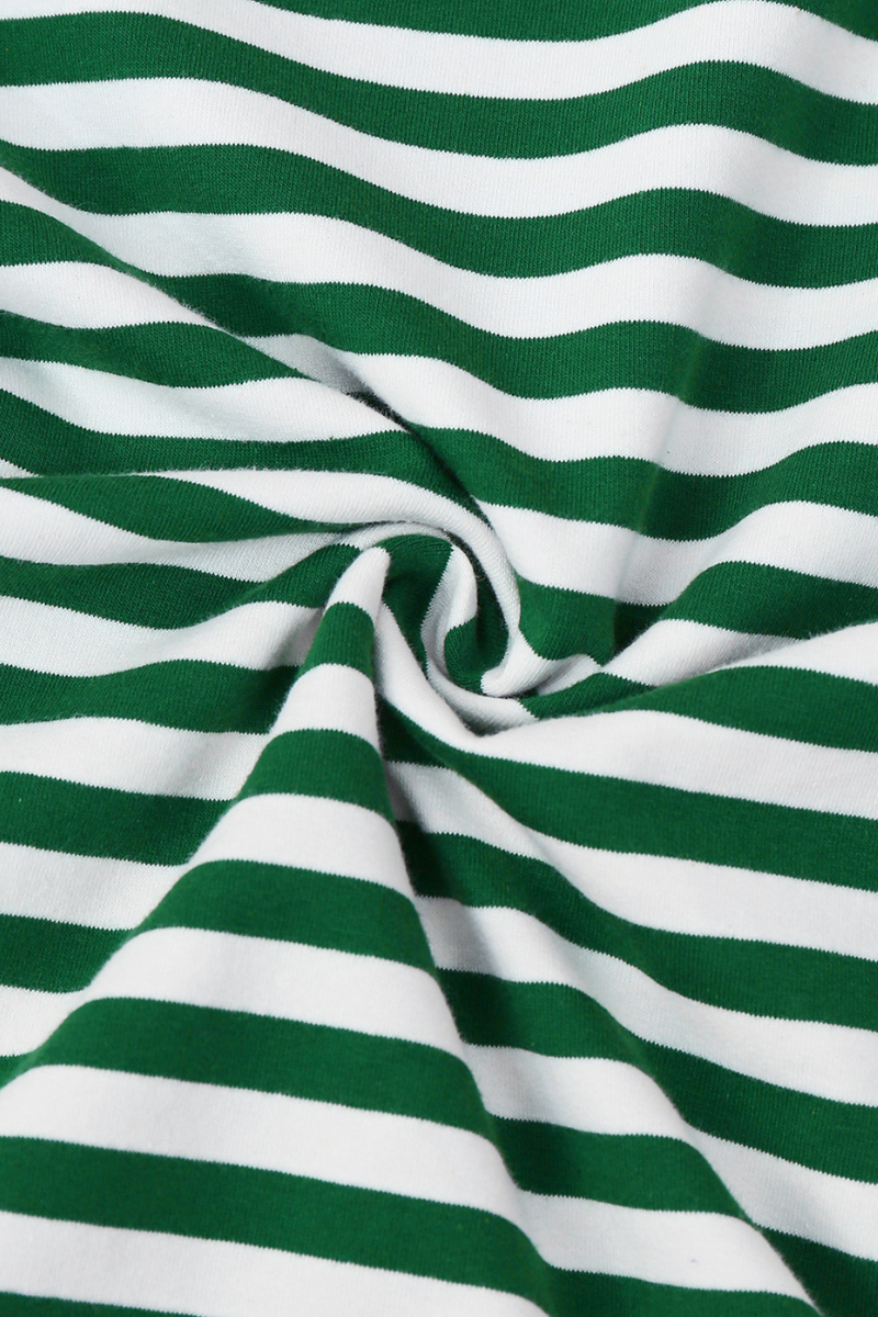 Women's Christmas Holly Jolly Stripe Long Sleeve Sweatshirt