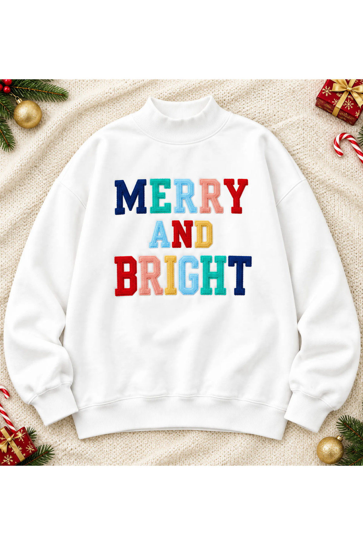Women's Fall Christmas Loose Letter Print Sweatshirt