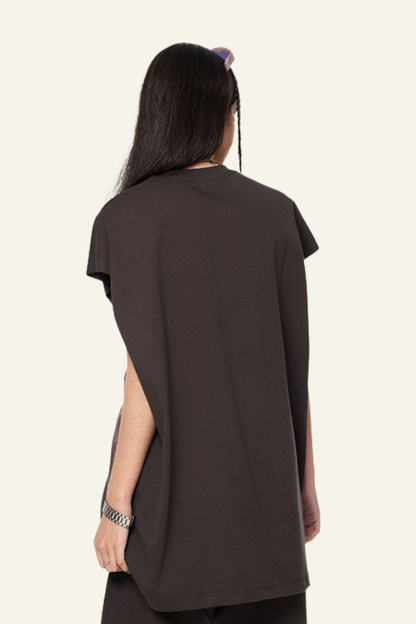 Women's Streetwear Heavyweight Cotton Sleeveless Top