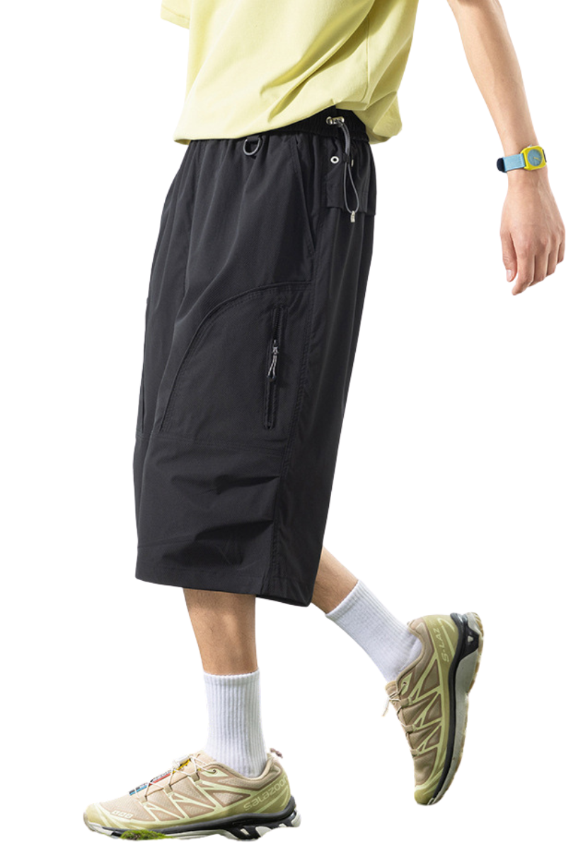 Men's Summer Hiking Quick Dry Breathable Cargo 7/8 Shorts
