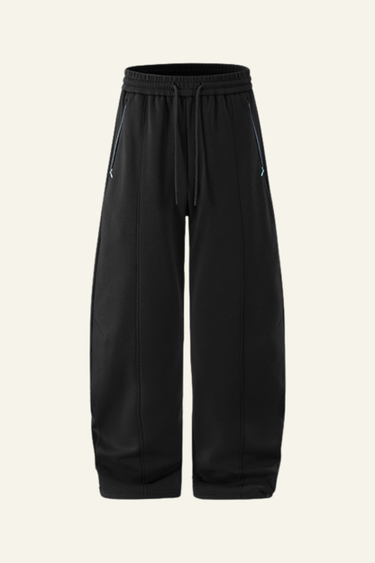 Men's Functional Deconstructed  Curved-Leg Pants.