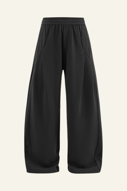 Women's Streetwear Twill Wide Leg Pants
