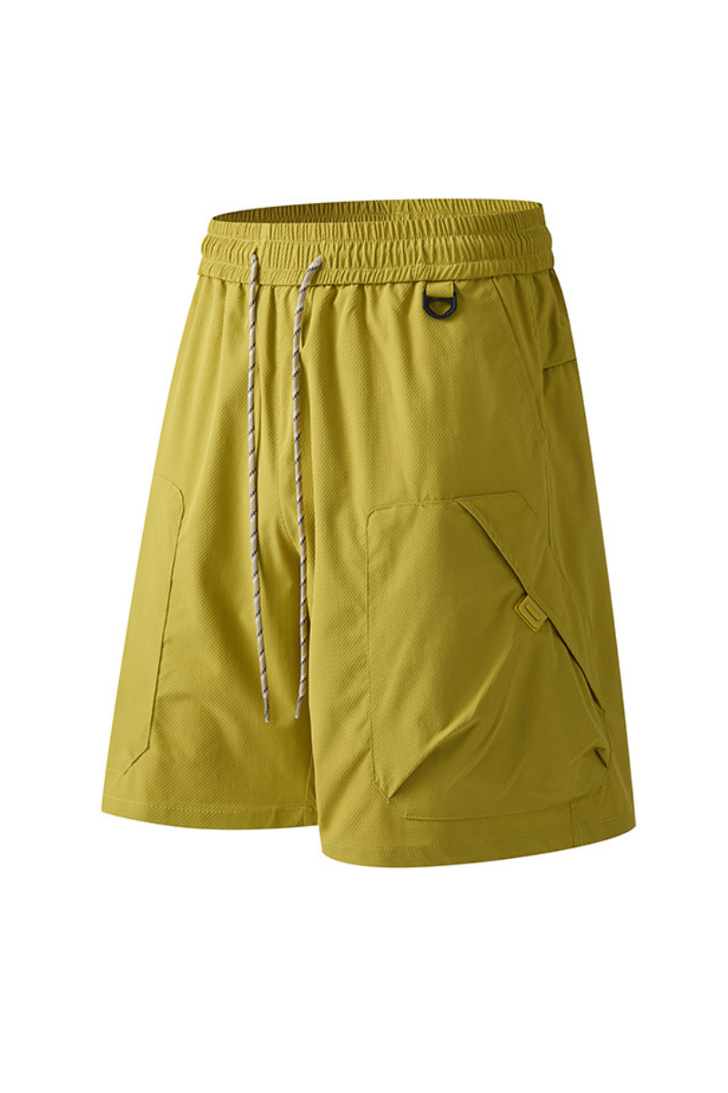 Unisex Summer Hiking Tech Cargo Multi-Pocket 5" Shorts