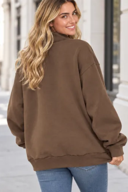 Women Fall Clothing Jesus Saves Mock Neck Sweatshirt