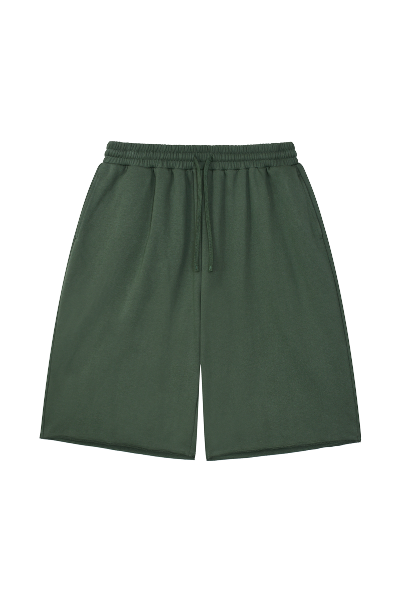 Men's Summer French-Terry Loose 7-Inch Streetwear Shorts