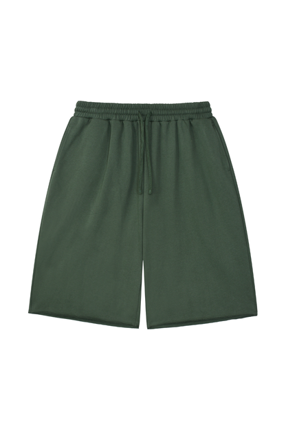 Men's Summer French-Terry Loose 7-Inch Streetwear Shorts