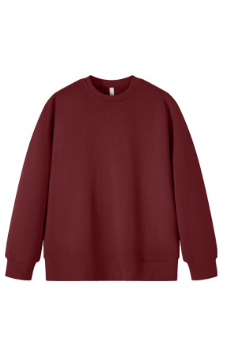 Men Fall 380gsm 100% Cotton Crew Neck Oversized Sweatshirt