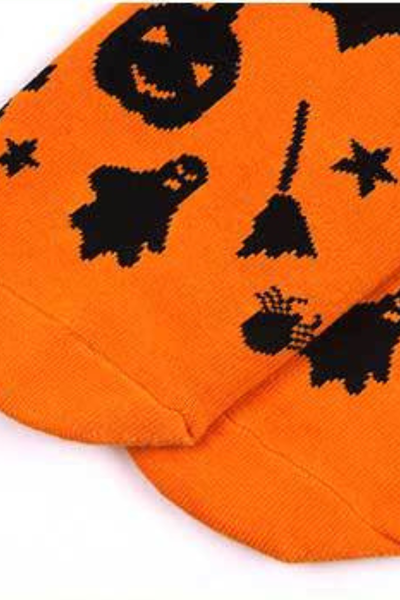 Unisex Halloween Funny Long Tube Cotton Socks
