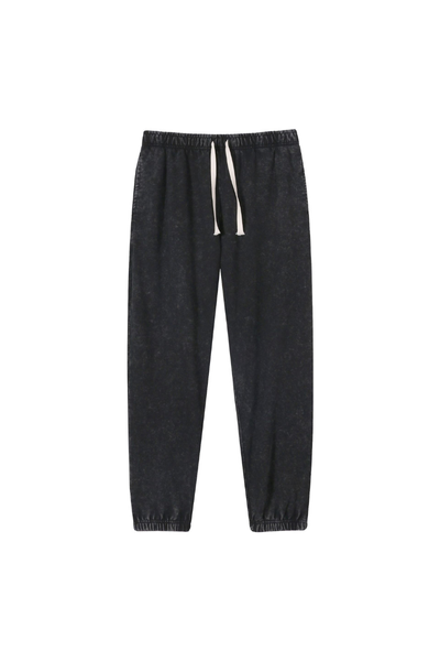 Men Fall 400G Washed Vintage Relaxed Sweatpants