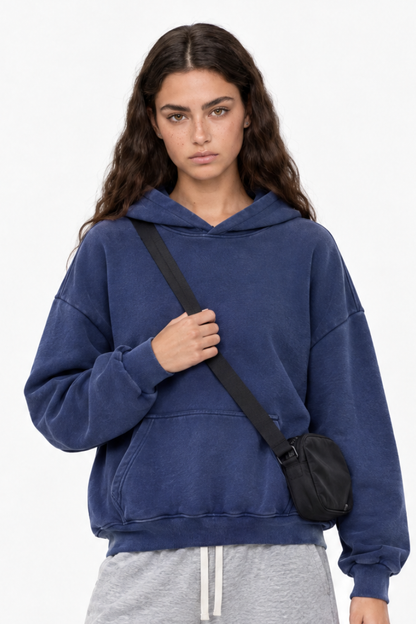 Women's Fall Clothing 430G Heavyweight Cotton Hoodie