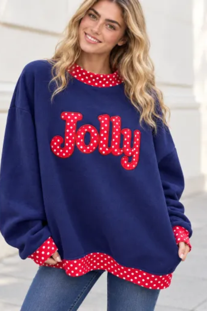 Women Fall Clothing Christmas Merry Letter Sweatshirt