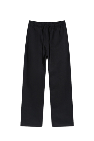 Unisex Summer 450g Elastic Drawstring Straight Pants