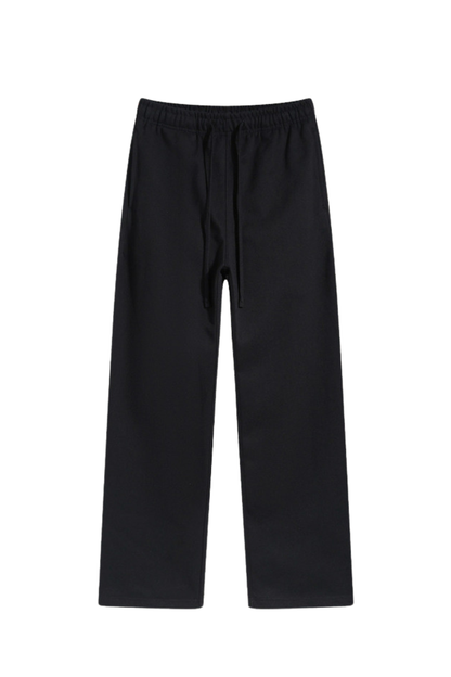 Unisex Summer 450g Elastic Drawstring Straight Pants