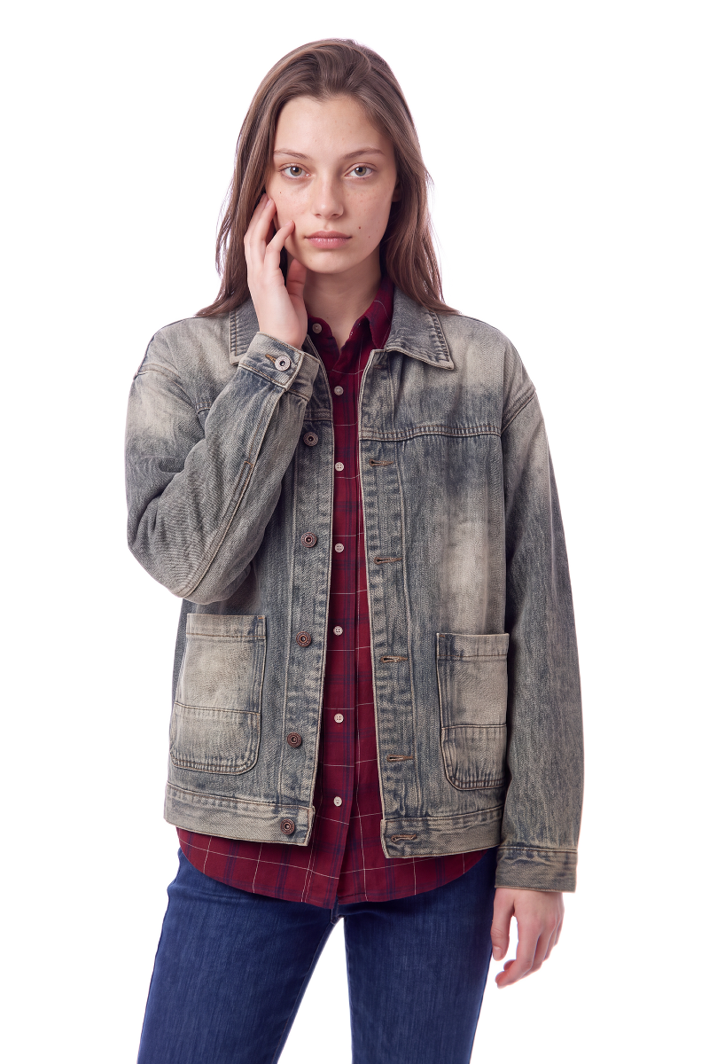 Women's Relaxed Classic Fit Denim Jacket