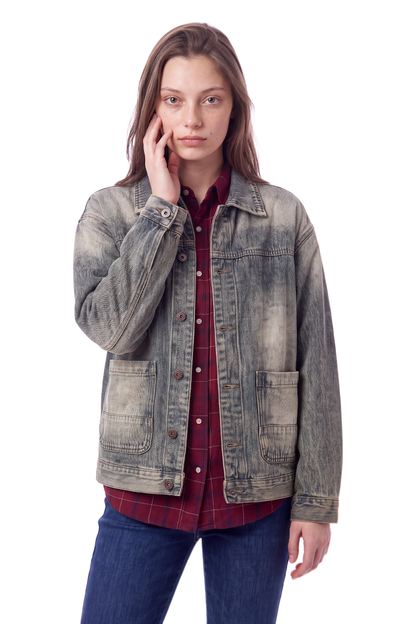 Women's Relaxed Classic Fit Denim Jacket