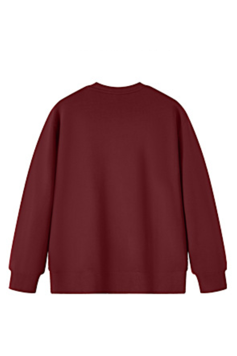 Men Fall 380gsm 100% Cotton Crew Neck Oversized Sweatshirt