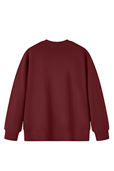 Men Fall Clothing 380gsm 100% Cotton Crew Neck Sweatshirt